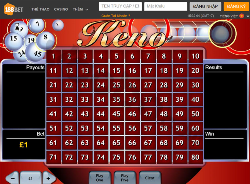 Keno KUBET online la gi