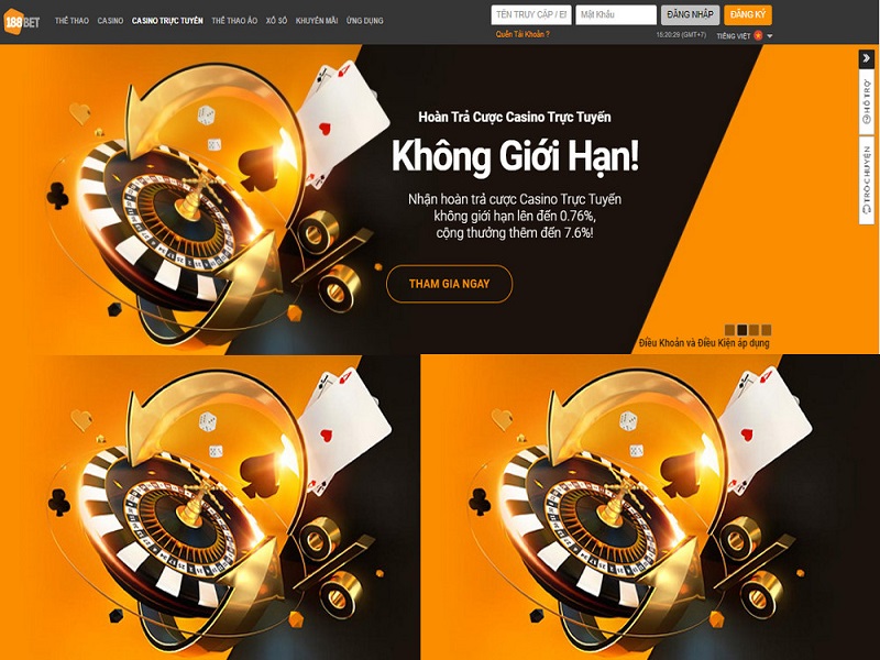 Cach tham gia Khuyen mai Casino 188Bet